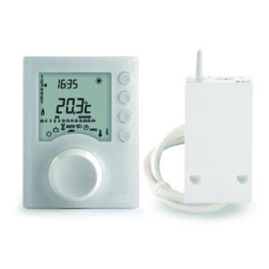 Tybox 1137 Thermostat d'ambiance programmable radio piles