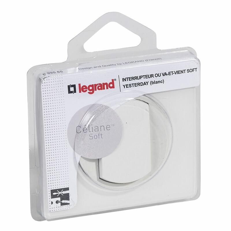 Legrand - Interrupteur LEGRAND Va et Vient Témoin (Voyant Fourni) Céliane  Soft 10A Graphite - Interrupteurs et prises en saillie - Rue du Commerce