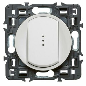 Legrand - Interrupteur ou va-et vient lumineux (voyant fourni) Céliane Soft - 10A - Blanc