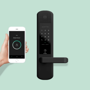La serrure intelligente Bluetooth, code PIN, tag RFID, clé physique
